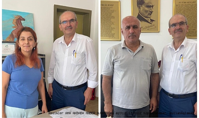 Başkan Mustafa Akbaba Ülkü Şahin Kaykı ve Orhan Aykut'u ziyaret etti