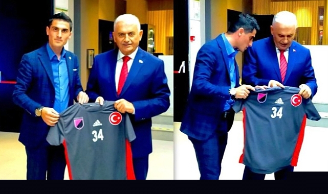 Genç Başkan Özgür Subaşı Başkan Binali Yıldırım'a Ziyaret