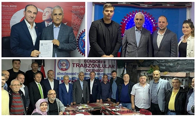 Güngören Trabzonlular Örsad Başkanı Fikri Kurt'u ağırladı