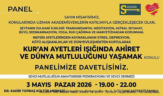 İstanbul, Sancaktepe'de Mutluluk Paneli