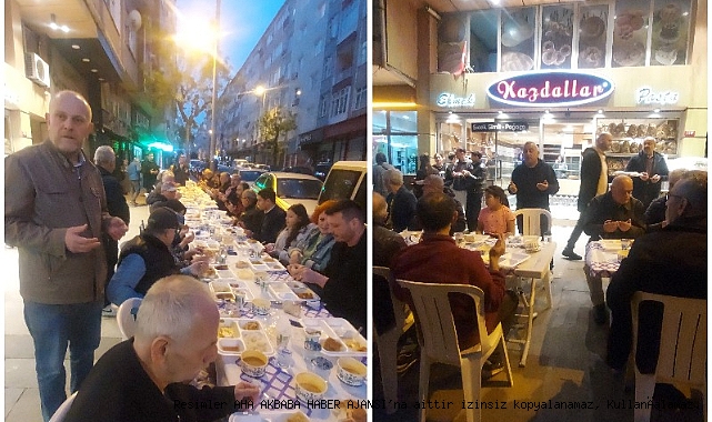 Kazdal ailesi geleneksel sokak iftar bereket sofrası kurdu