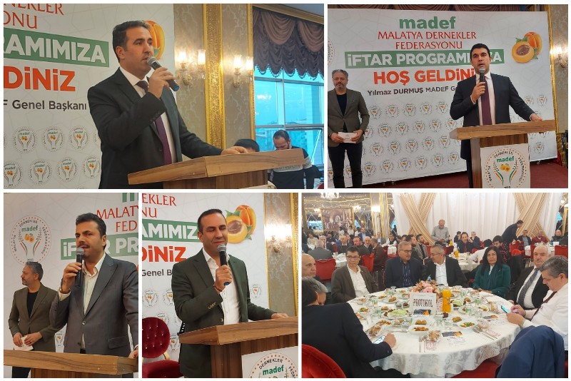 Madef 'in iftarında Malatyalılar birlik beraberlikte tek yumruk oldu