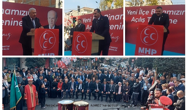 MHP Güngören İlçe Başkanlığı yeni binasını görkemli törenle açtı