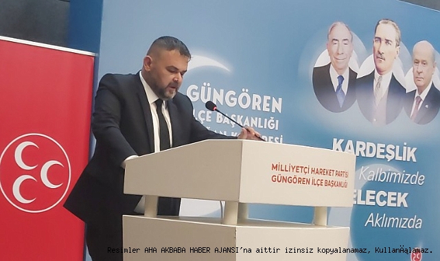 MHP Güngören İlçe Başkanlığı Kongresi'nde Kemal Uysal Güven Tazeledi