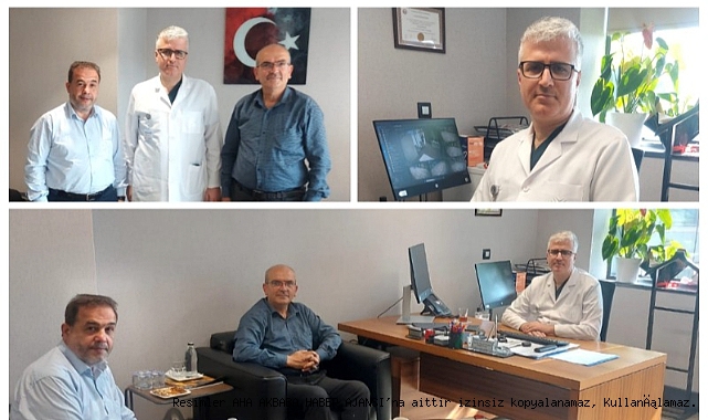 Mustafa Akbaba' ve Vahap Konçuk'tan Prof. Dr. Ozan Beytemur'a Hayırlı Olsun Ziyareti